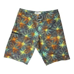 Jetty Supply Co Board Shorts Mens 30 Surf Swim Holyoke Stretch Beach